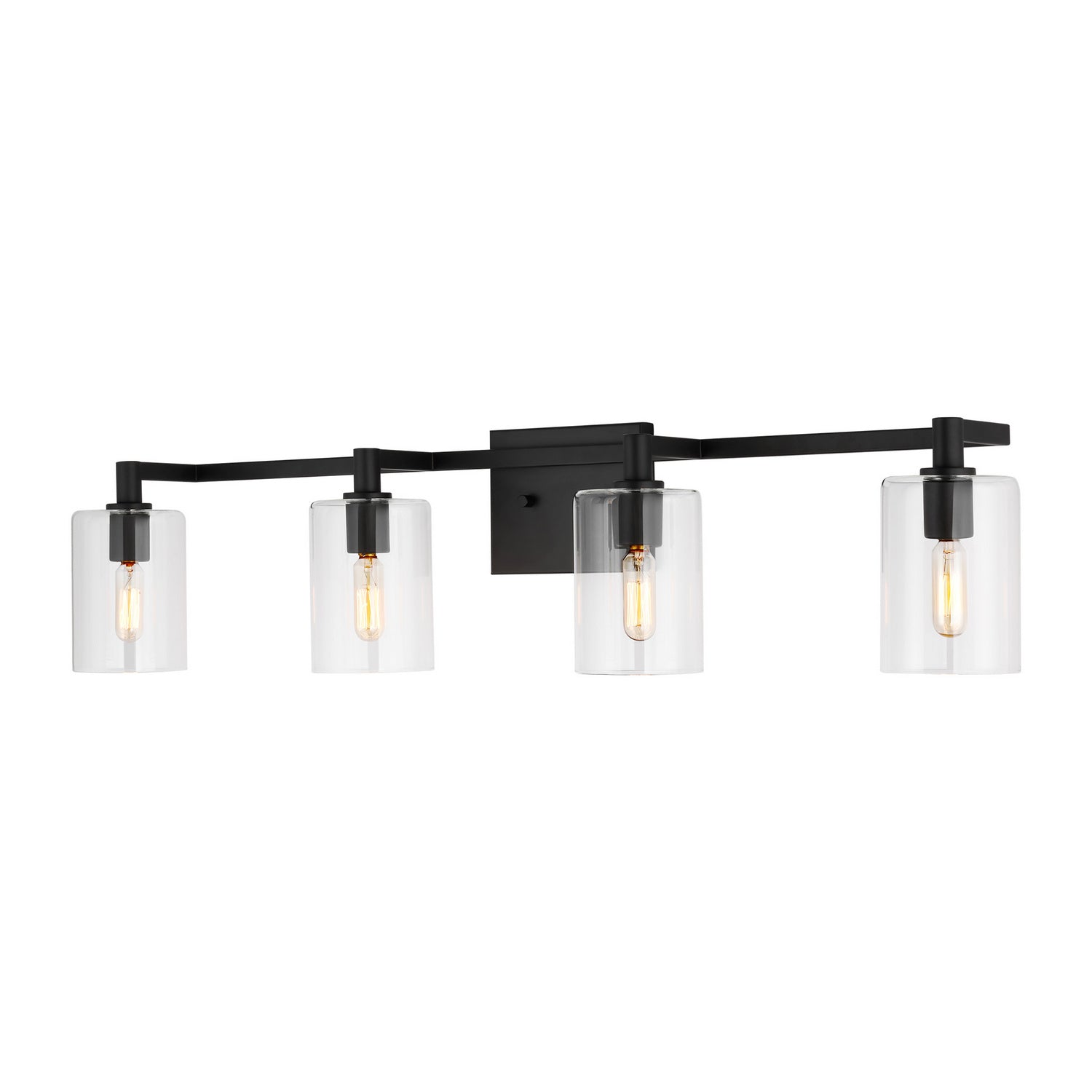 Visual Comfort Studio - 4464204-112 - Four Light Bath Vanity - Fullton - Midnight Black