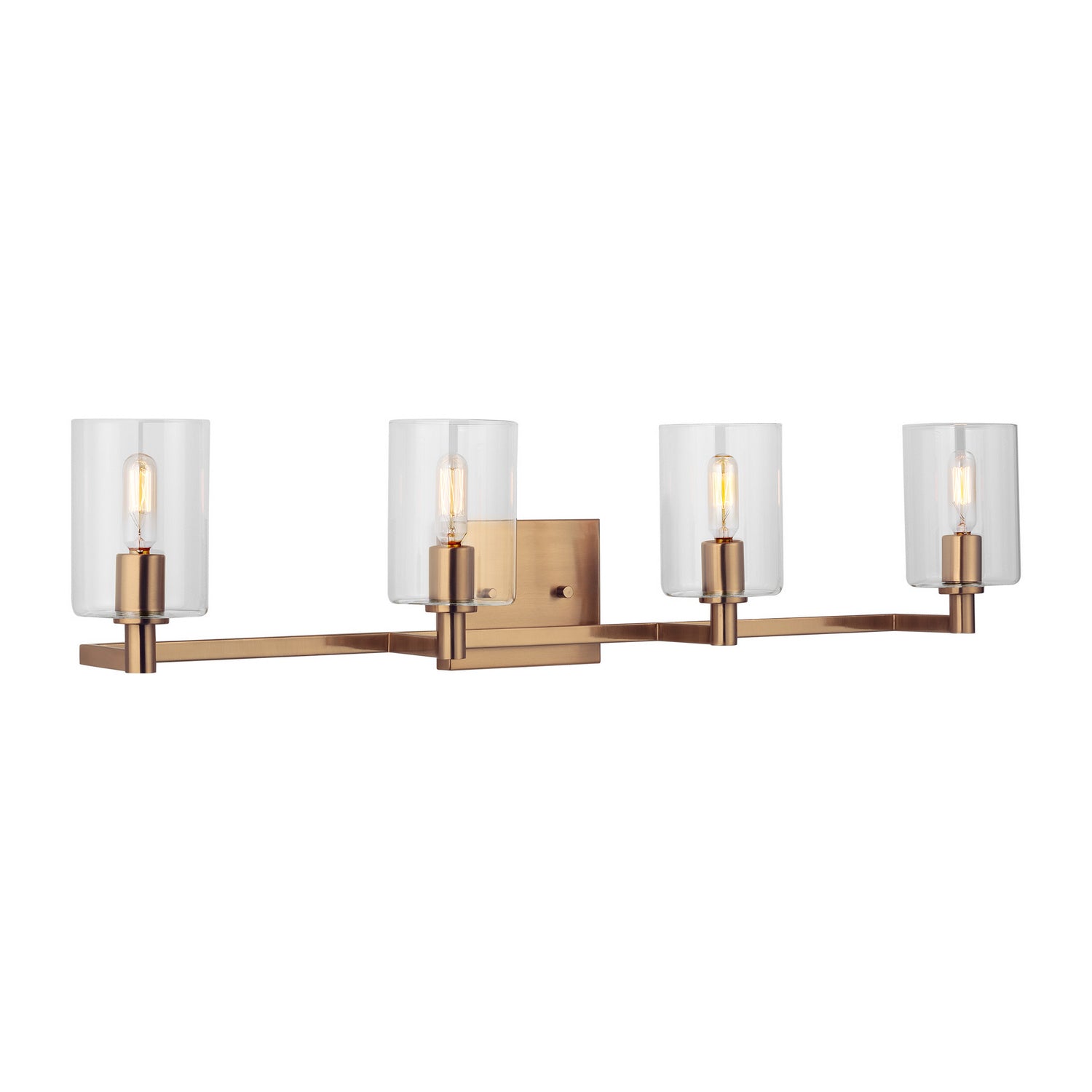 Visual Comfort Studio - 4464204-848 - Four Light Bath Vanity - Fullton - Satin Brass