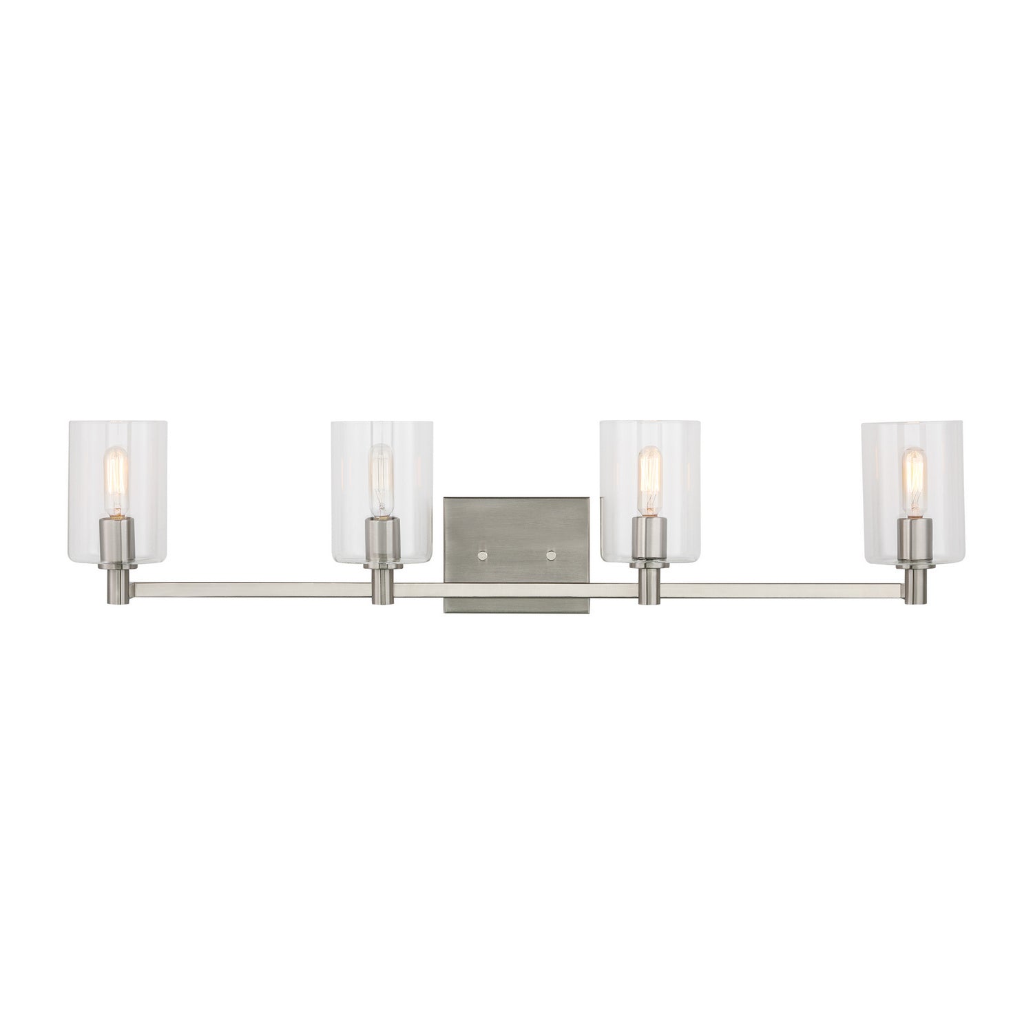 Visual Comfort Studio - 4464204-962 - Four Light Bath Vanity - Fullton - Brushed Nickel