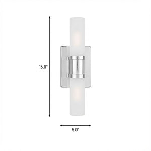 Visual Comfort Studio - 4465002-05 - Two Light Bath Vanity - Keaton - Chrome
