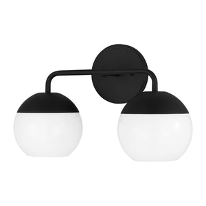 Visual Comfort Studio - 4468102-112 - Two Light Bath Vanity - Alvin - Midnight Black