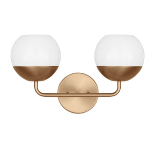 Visual Comfort Studio - 4468102-848 - Two Light Bath Vanity - Alvin - Satin Brass