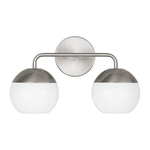 Visual Comfort Studio - 4468102-962 - Two Light Bath Vanity - Alvin - Brushed Nickel