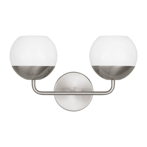 Visual Comfort Studio - 4468102-962 - Two Light Bath Vanity - Alvin - Brushed Nickel