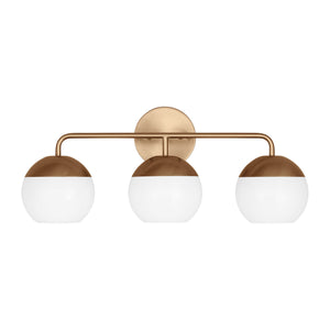 Visual Comfort Studio - 4468103-848 - Three Light Bath Vanity - Alvin - Satin Brass