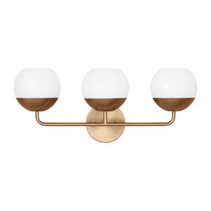 Visual Comfort Studio - 4468103-848 - Three Light Bath Vanity - Alvin - Satin Brass