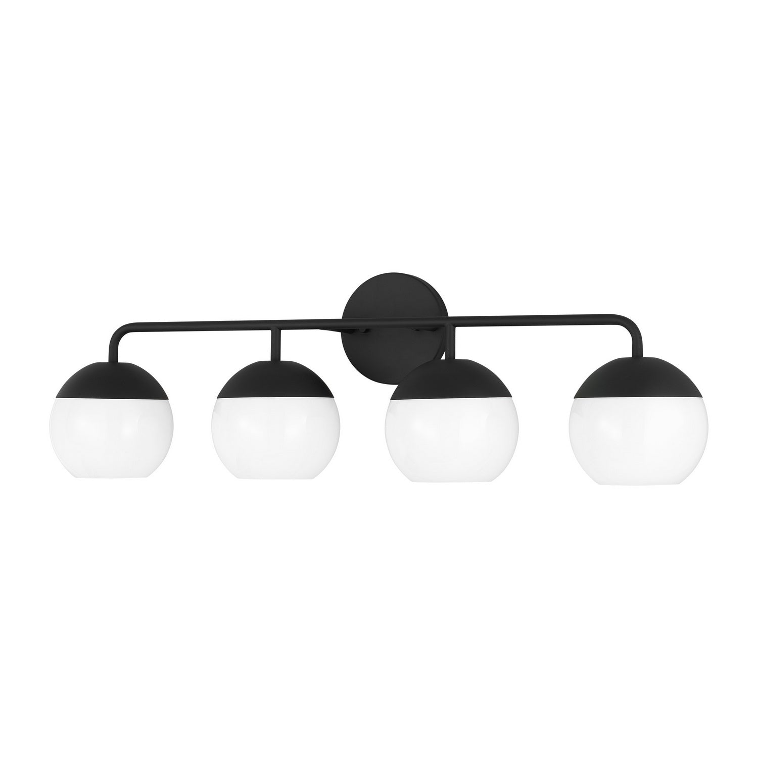 Visual Comfort Studio - 4468104-112 - Four Light Bath Vanity - Alvin - Midnight Black