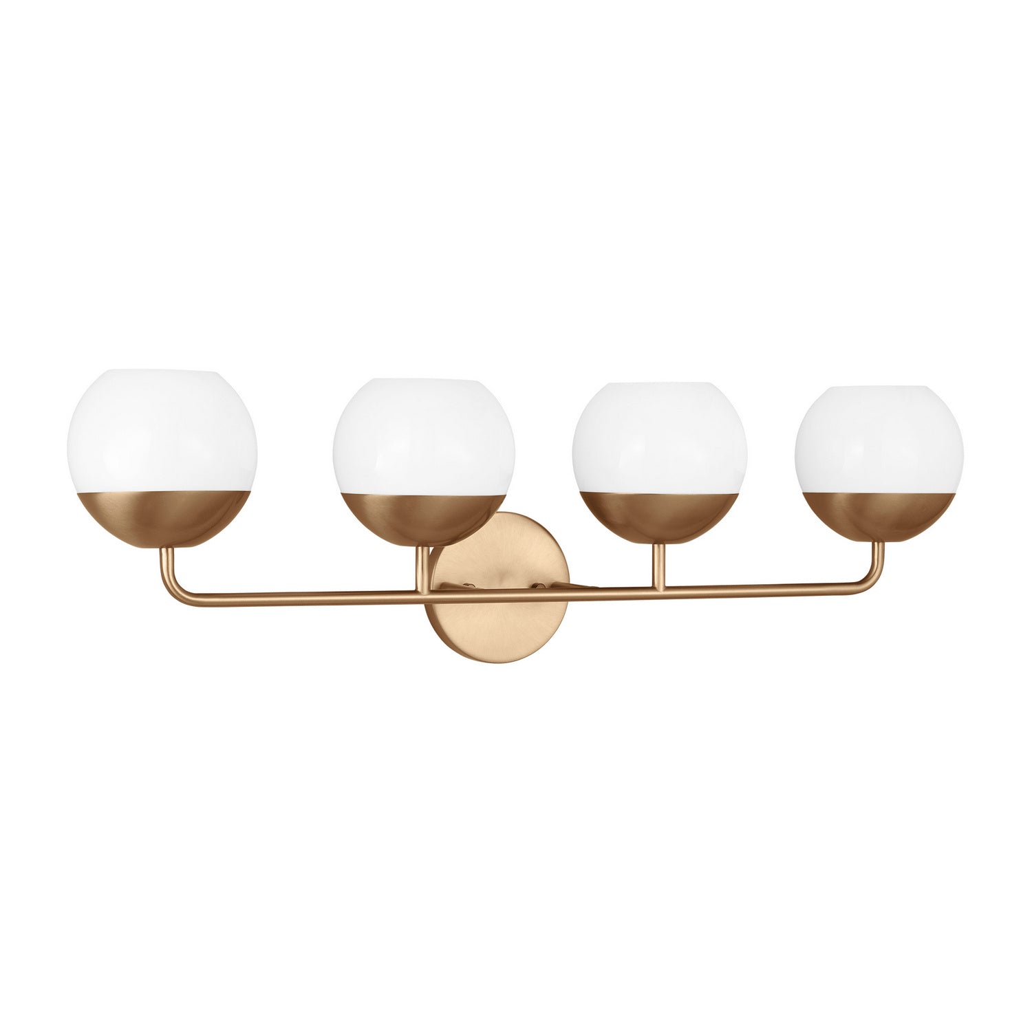 Visual Comfort Studio - 4468104-848 - Four Light Bath Vanity - Alvin - Satin Brass