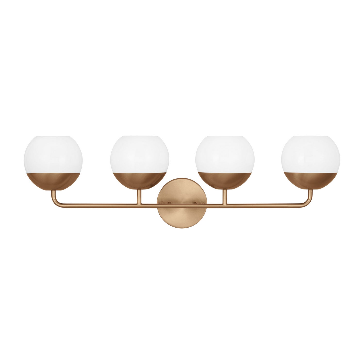 Visual Comfort Studio - 4468104-848 - Four Light Bath Vanity - Alvin - Satin Brass