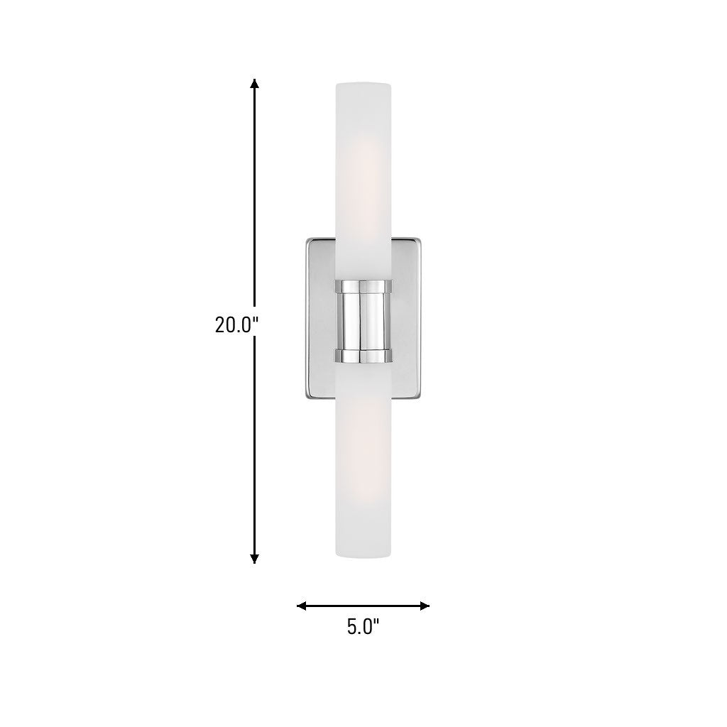 Visual Comfort Studio - 4565002-05 - Two Light Bath Vanity - Keaton - Chrome