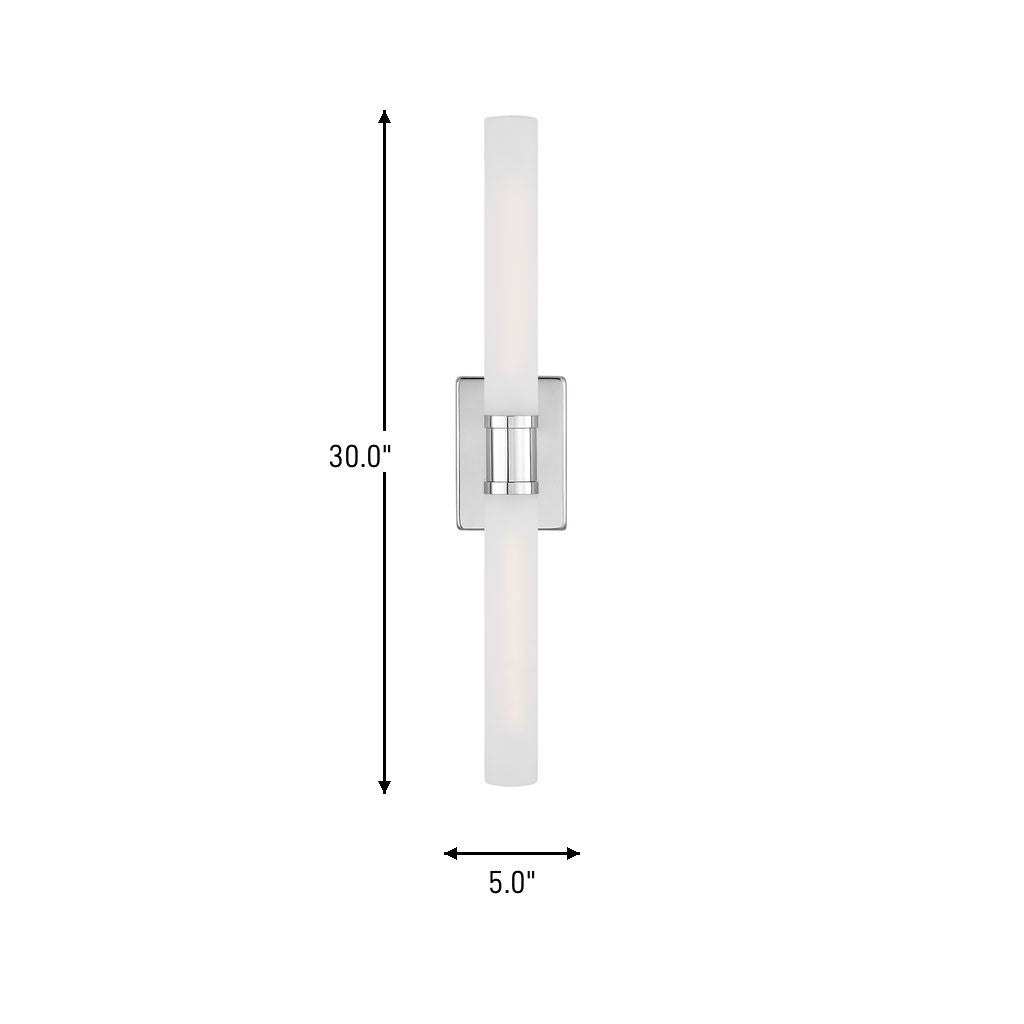 Visual Comfort Studio - 4665002-05 - Two Light Bath Vanity - Keaton - Chrome