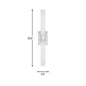 Visual Comfort Studio - 4665002-05 - Two Light Bath Vanity - Keaton - Chrome