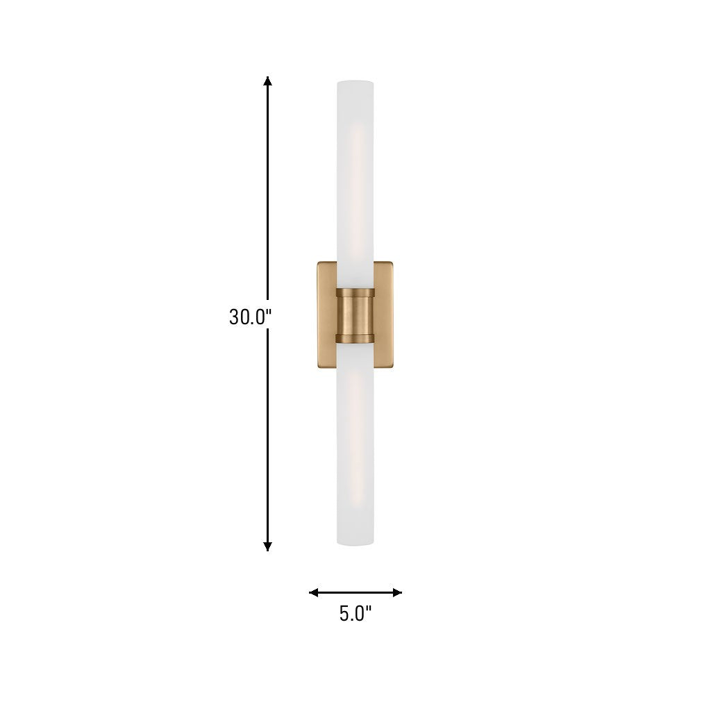 Visual Comfort Studio - 4665002-848 - Two Light Bath Vanity - Keaton - Satin Brass