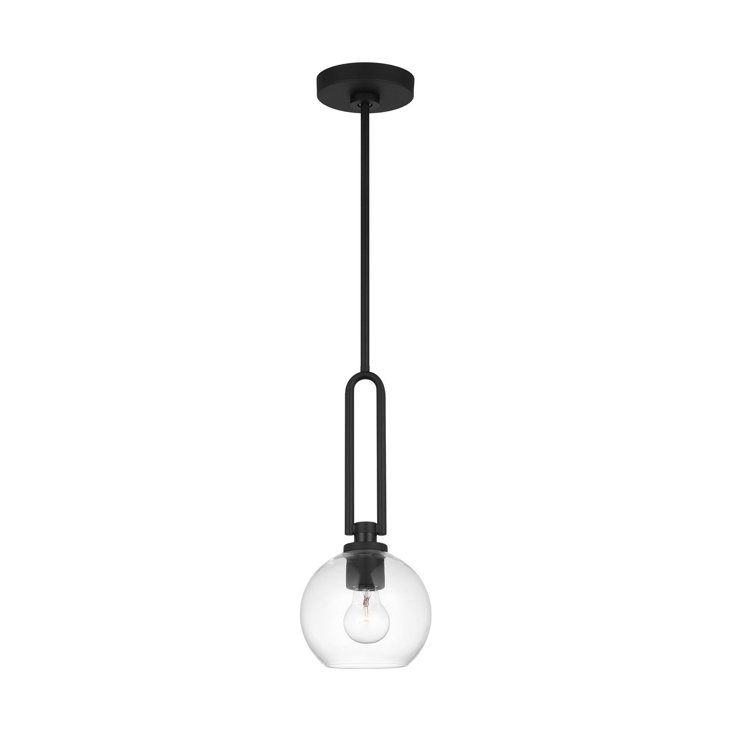 Visual Comfort Studio - 6155701-112 - One Light Pendant - Codyn - Midnight Black