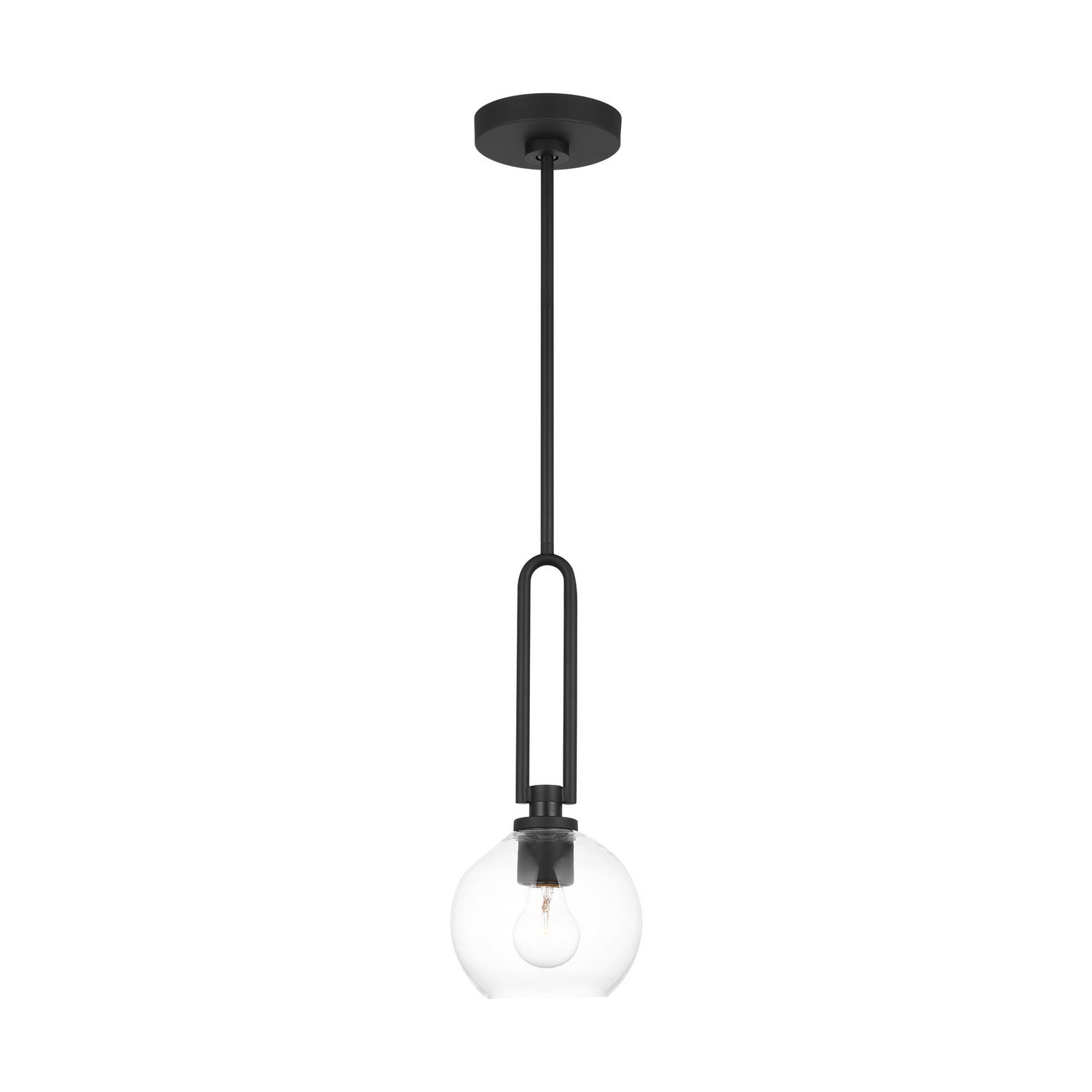 Visual Comfort Studio - 6155701-112 - One Light Pendant - Codyn - Midnight Black