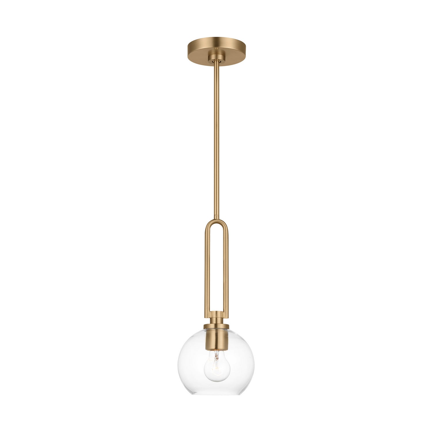 Visual Comfort Studio - 6155701-848 - One Light Pendant - Codyn - Satin Brass