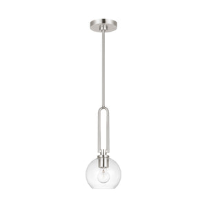 Visual Comfort Studio - 6155701-962 - One Light Pendant - Codyn - Brushed Nickel