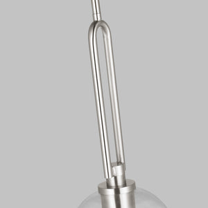 Visual Comfort Studio - 6155701-962 - One Light Pendant - Codyn - Brushed Nickel