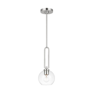 Visual Comfort Studio - 6155701-962 - One Light Pendant - Codyn - Brushed Nickel