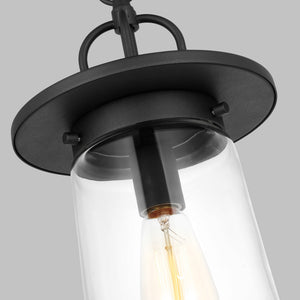 Generation Lighting. - 6208901-12 - One Light Outdoor Pendant - Tybee - Black