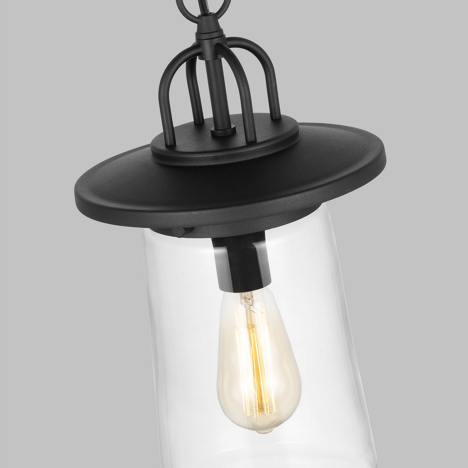 Generation Lighting. - 6208901-12 - One Light Outdoor Pendant - Tybee - Black