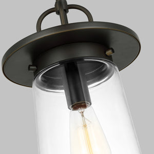 Generation Lighting. - 6208901-71 - One Light Outdoor Pendant - Tybee - Antique Bronze