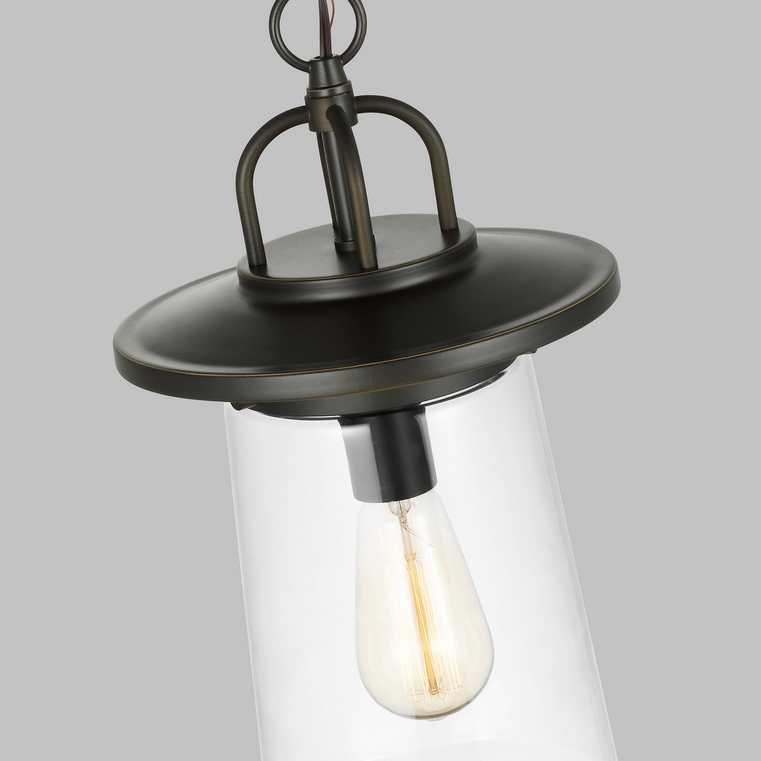 Generation Lighting. - 6208901-71 - One Light Outdoor Pendant - Tybee - Antique Bronze