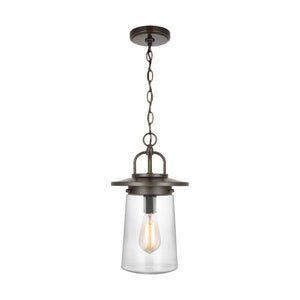 Generation Lighting. - 6208901-71 - One Light Outdoor Pendant - Tybee - Antique Bronze