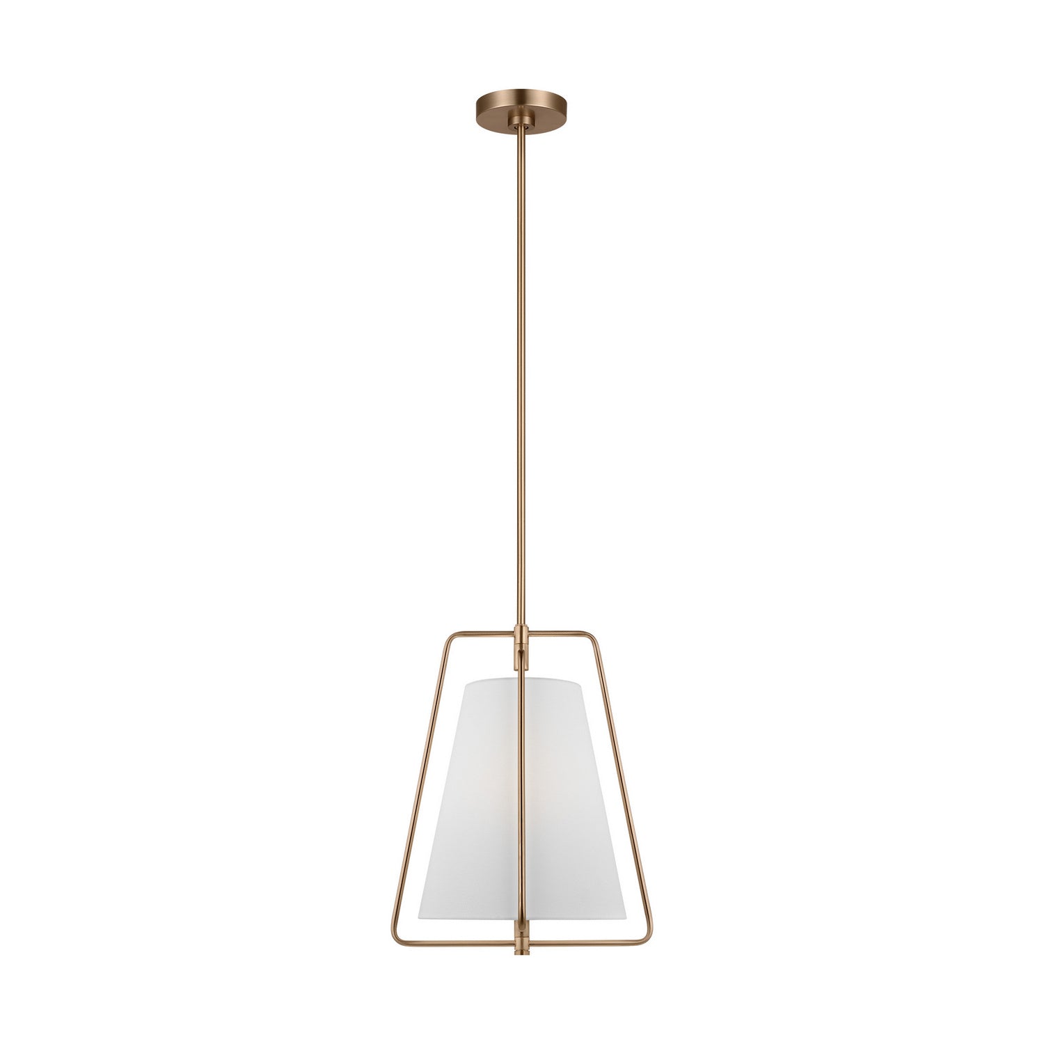 Visual Comfort Studio - 6507401-848 - One Light Pendant - Allis - Satin Brass