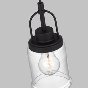 Visual Comfort Studio - 6544701-112 - One Light Pendant - Anders - Midnight Black