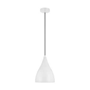 Visual Comfort Studio - 6545301-115 - One Light Pendant - Oden - Matte White