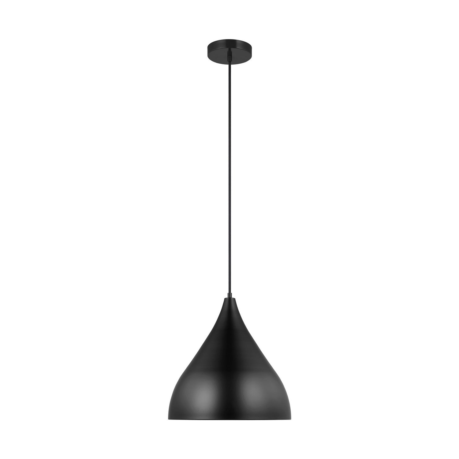 Visual Comfort Studio - 6645301-112 - One Light Pendant - Oden - Midnight Black