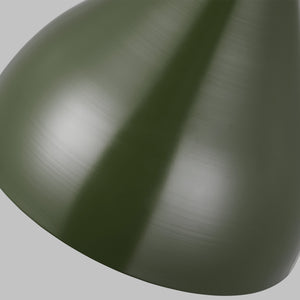 Visual Comfort Studio - 6645301-145 - One Light Pendant - Oden - Olive