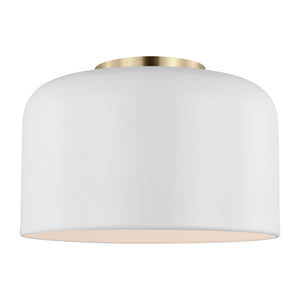 Visual Comfort Studio - 7505401-115 - One Light Flush Mount - Malone - Matte White