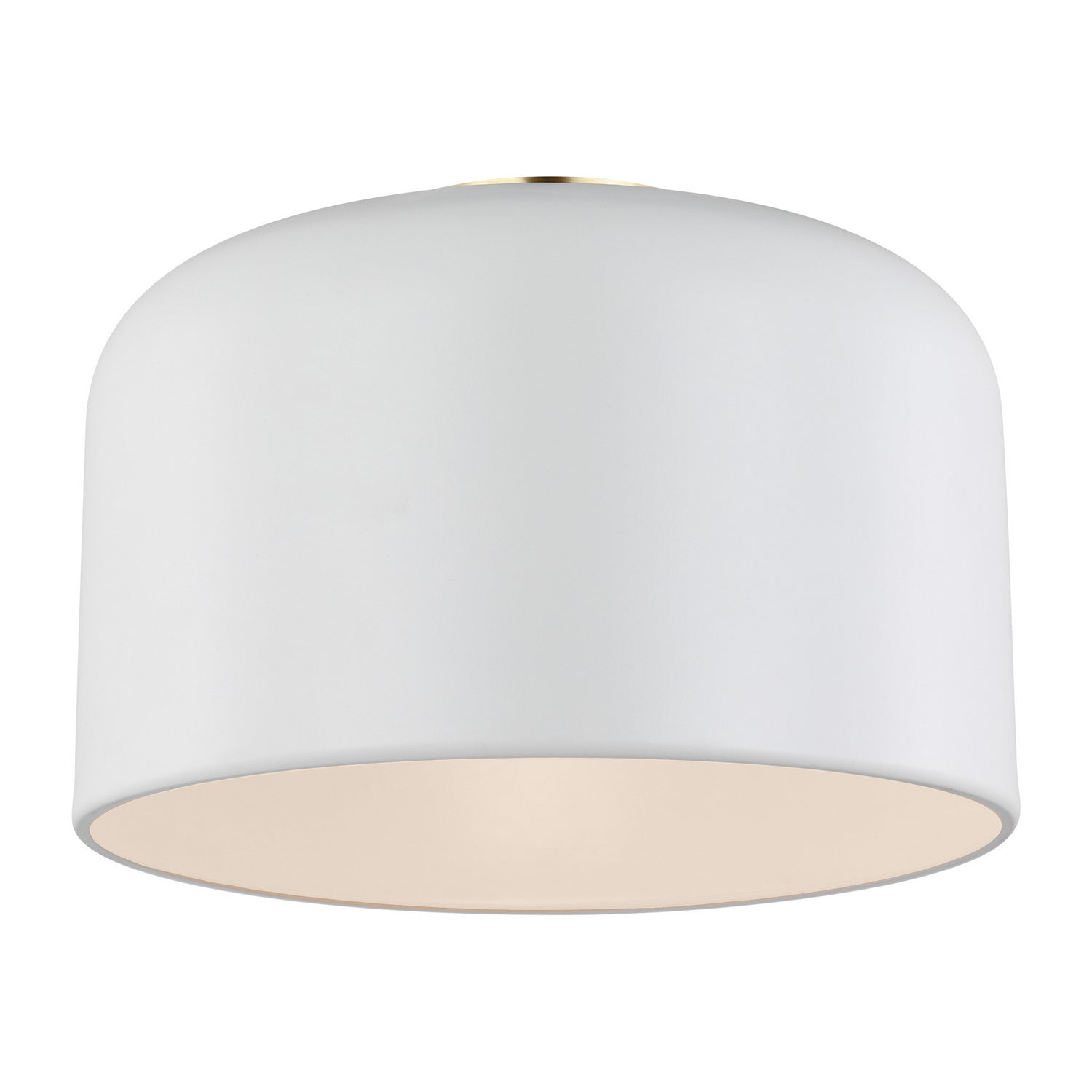 Visual Comfort Studio - 7505401-115 - One Light Flush Mount - Malone - Matte White