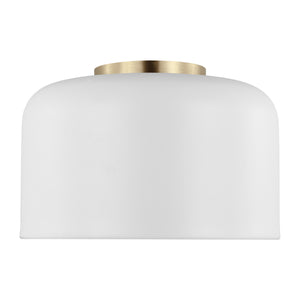 Visual Comfort Studio - 7505401-115 - One Light Flush Mount - Malone - Matte White