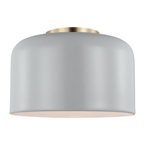 Visual Comfort Studio - 7505401-118 - One Light Flush Mount - Malone - Matte Grey