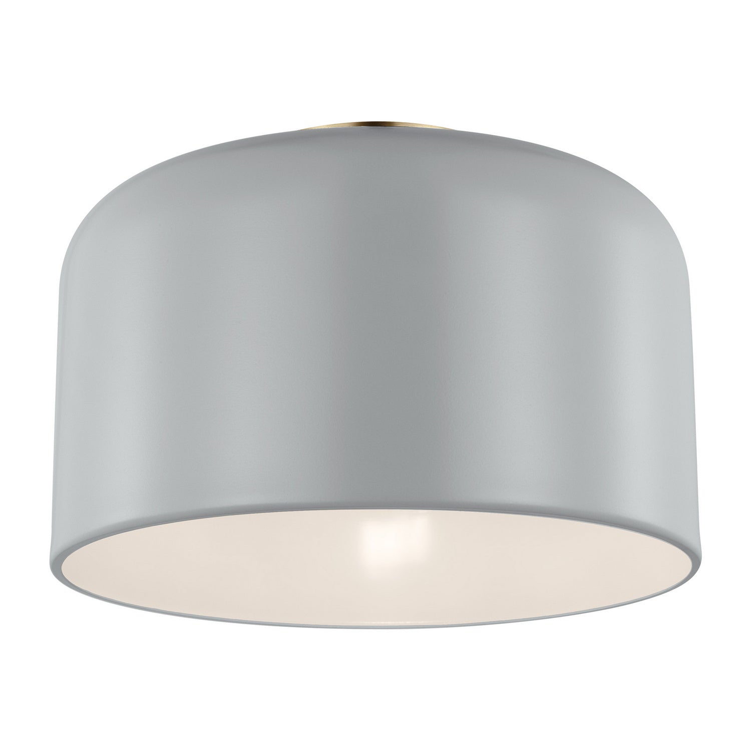 Visual Comfort Studio - 7505401-118 - One Light Flush Mount - Malone - Matte Grey