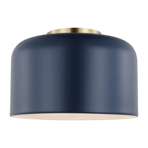 Visual Comfort Studio - 7505401-127 - One Light Flush Mount - Malone - Navy