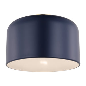 Visual Comfort Studio - 7505401-127 - One Light Flush Mount - Malone - Navy