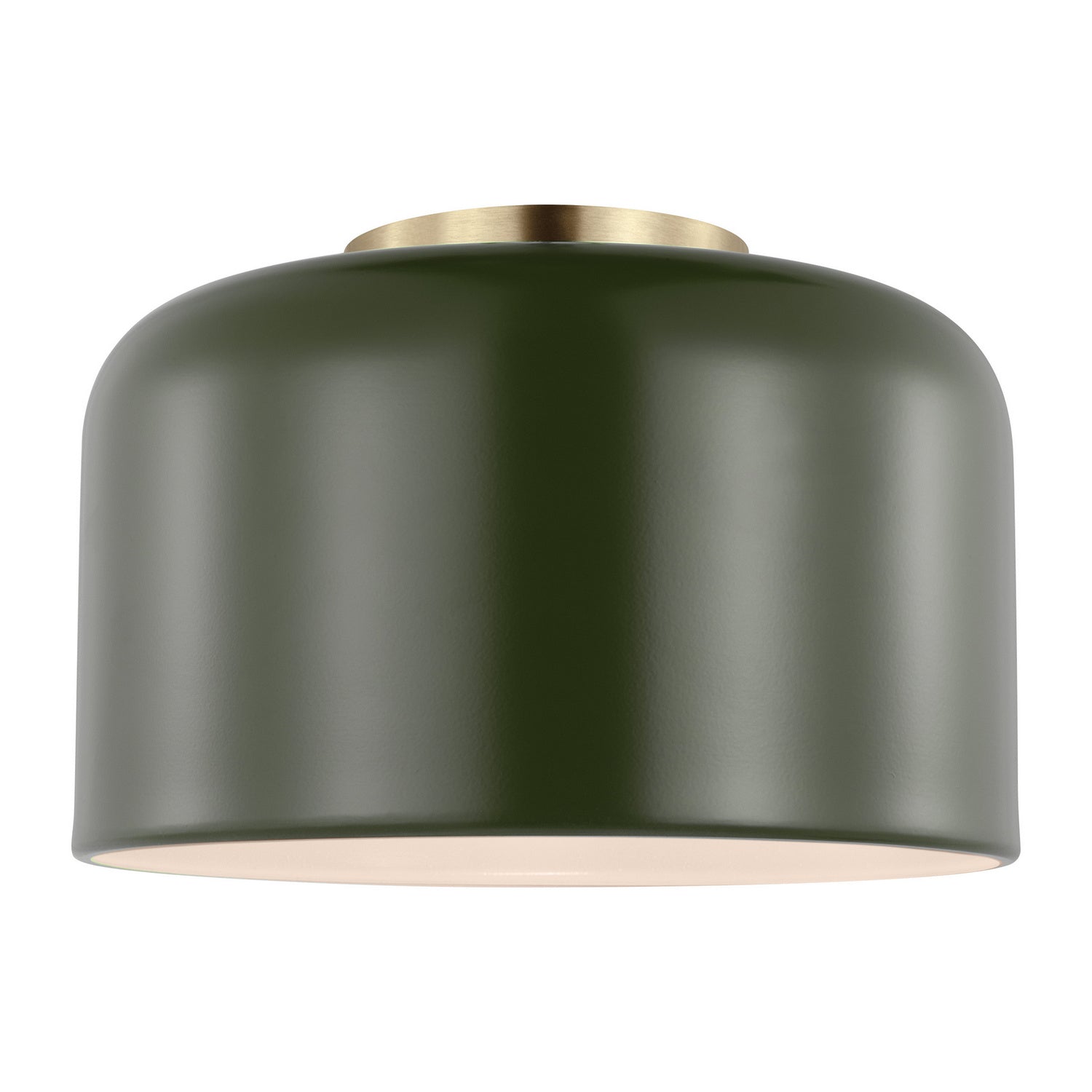 Visual Comfort Studio - 7505401-145 - One Light Flush Mount - Malone - Olive