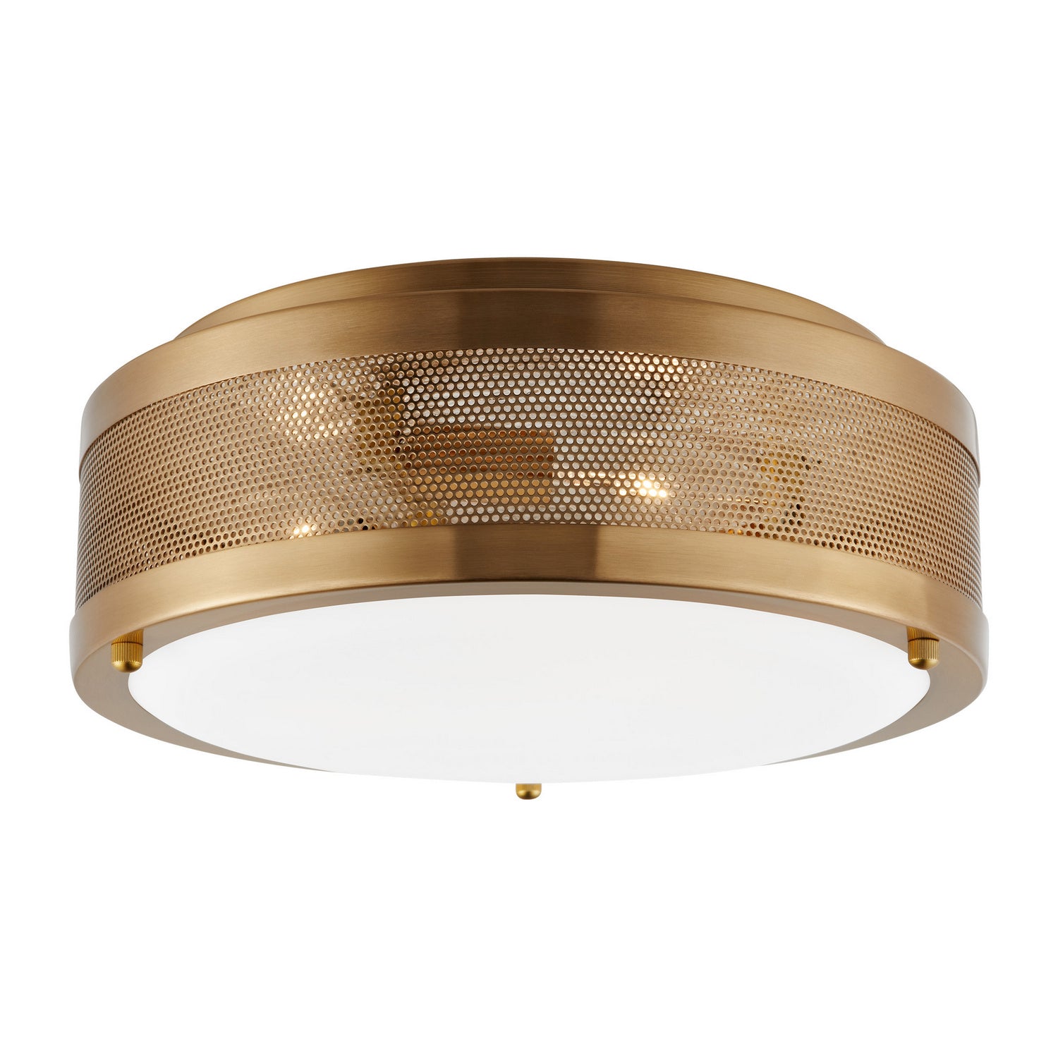 Visual Comfort Studio - 7532003-848 - Three Light Flush Mount - Vander - Satin Brass