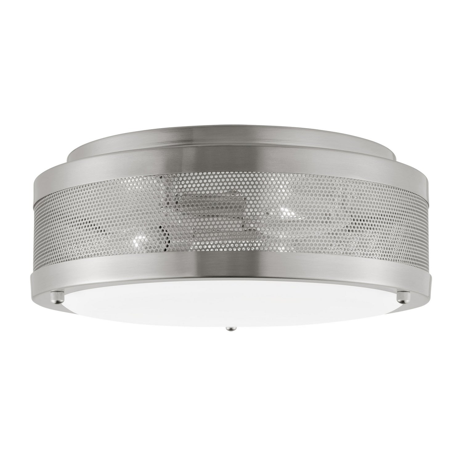 Visual Comfort Studio - 7532003-962 - Three Light Flush Mount - Vander - Brushed Nickel