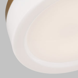 Generation Lighting. - 7569093S-848 - LED Flush Mount - Rhett - Satin Brass