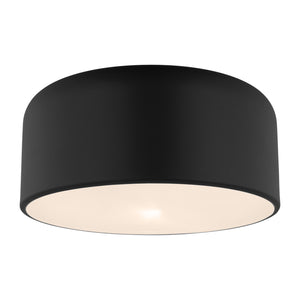 Visual Comfort Studio - 7605401-112 - One Light Flush Mount - Malone - Midnight Black