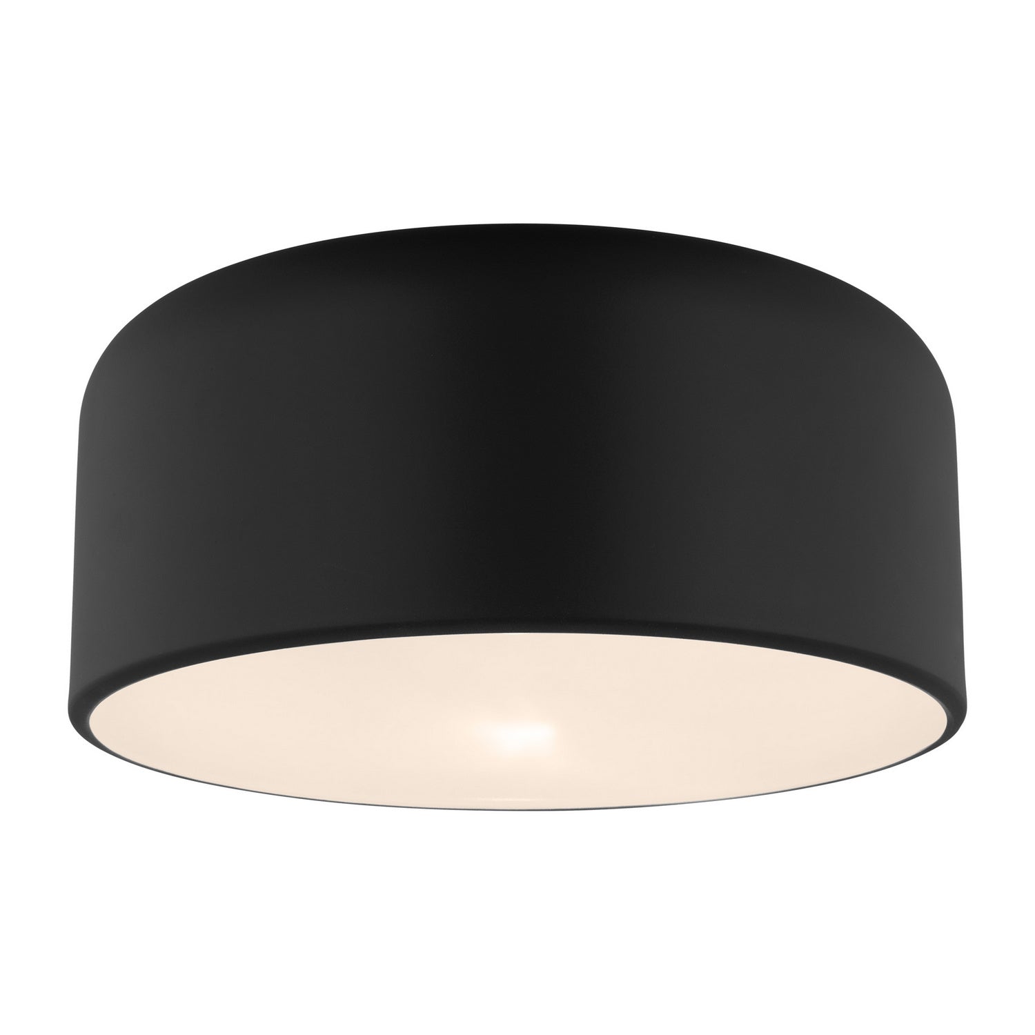 Visual Comfort Studio - 7605401-112 - One Light Flush Mount - Malone - Midnight Black