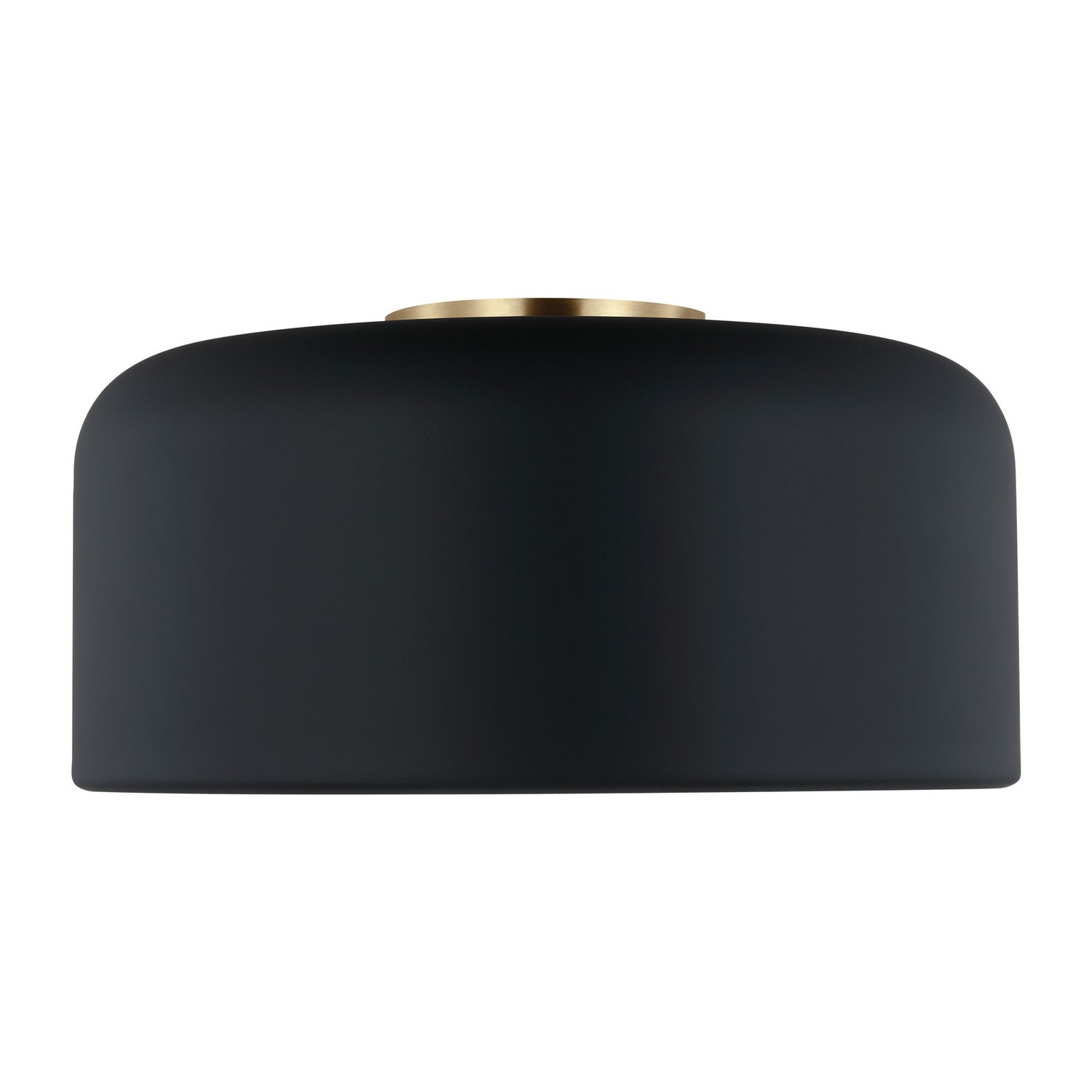 Visual Comfort Studio - 7605401-112 - One Light Flush Mount - Malone - Midnight Black