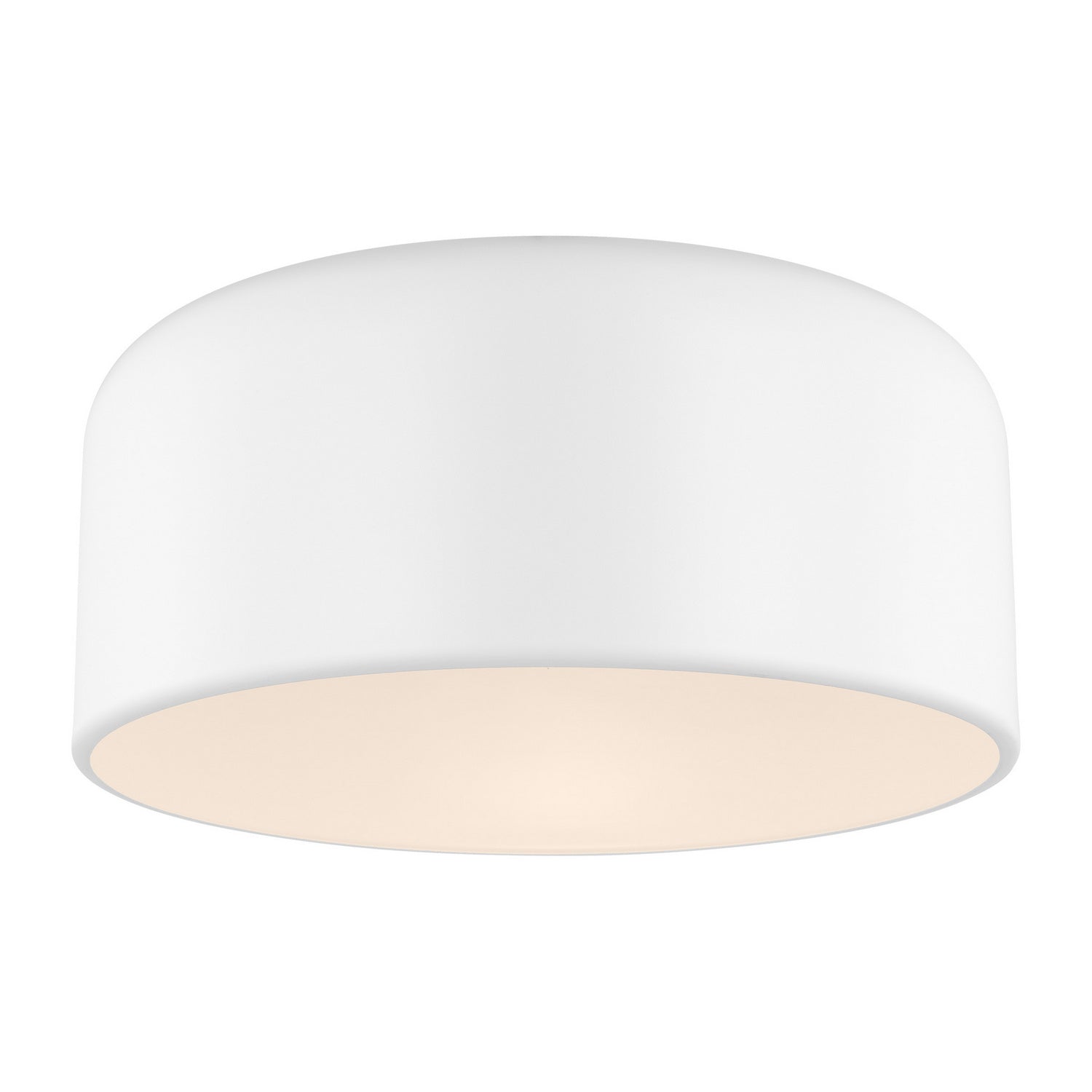 Visual Comfort Studio - 7605401-115 - One Light Flush Mount - Malone - Matte White