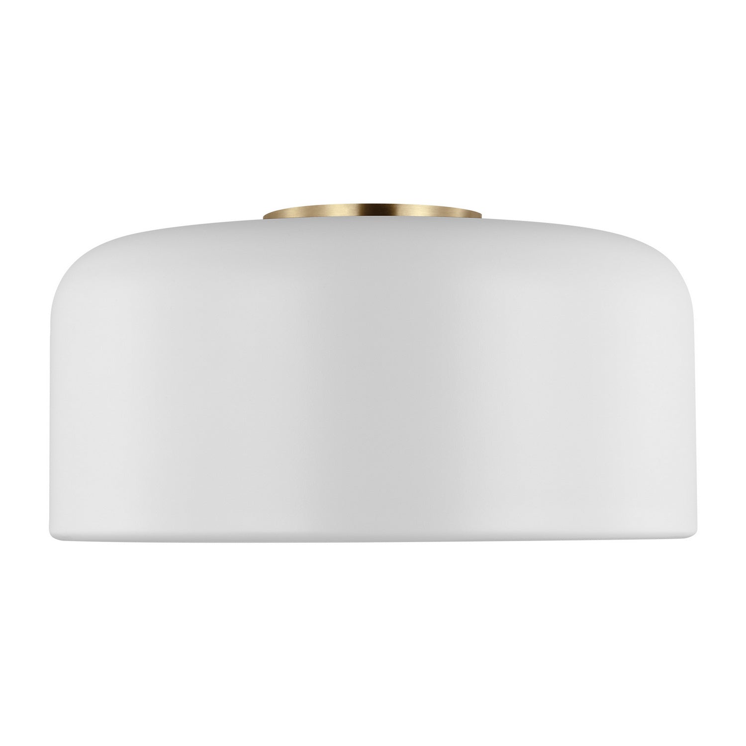 Visual Comfort Studio - 7605401-115 - One Light Flush Mount - Malone - Matte White