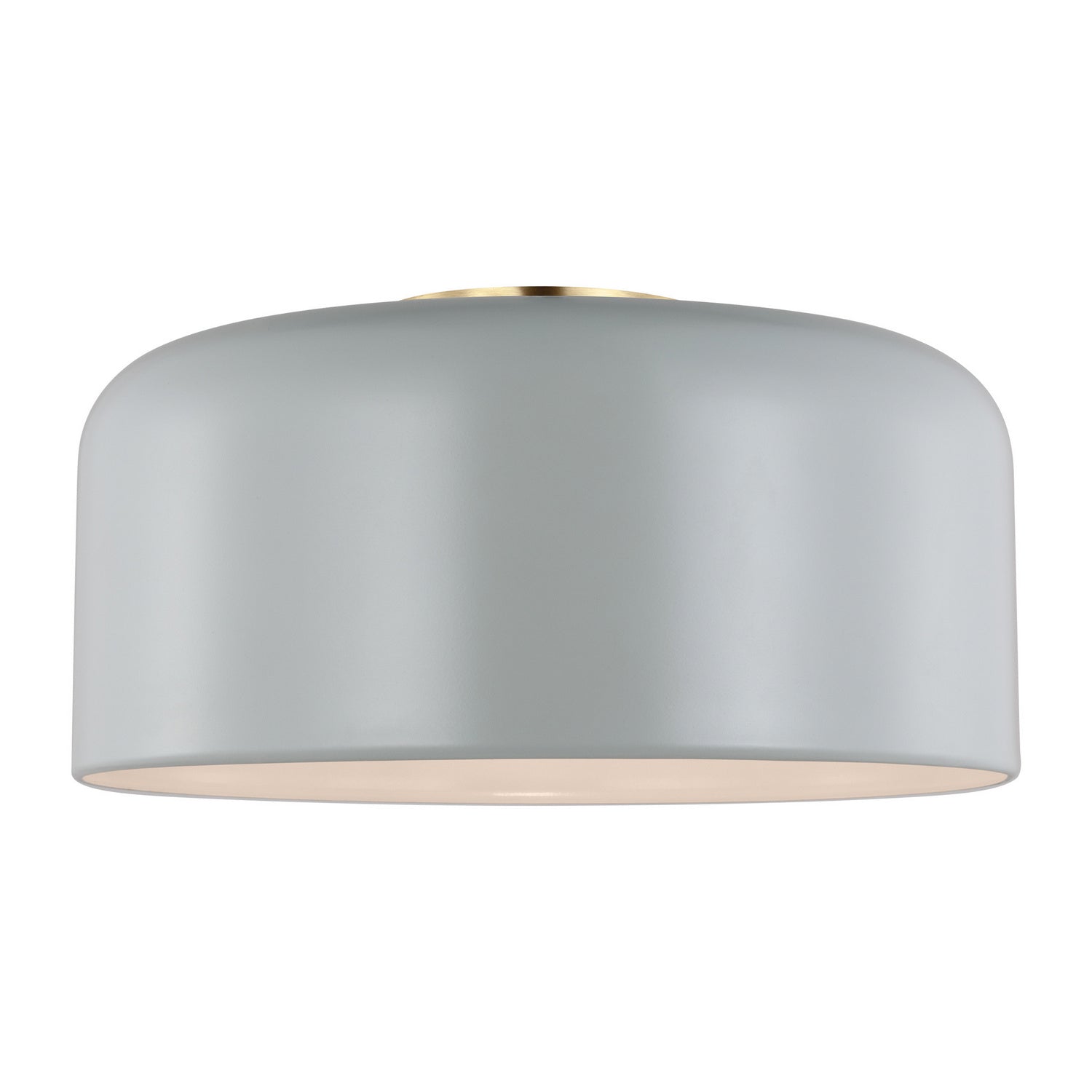 Visual Comfort Studio - 7605401-118 - One Light Flush Mount - Malone - Matte Grey